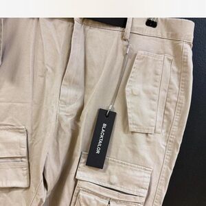 BLACKTAILOR Men's Beige Cargo Pants